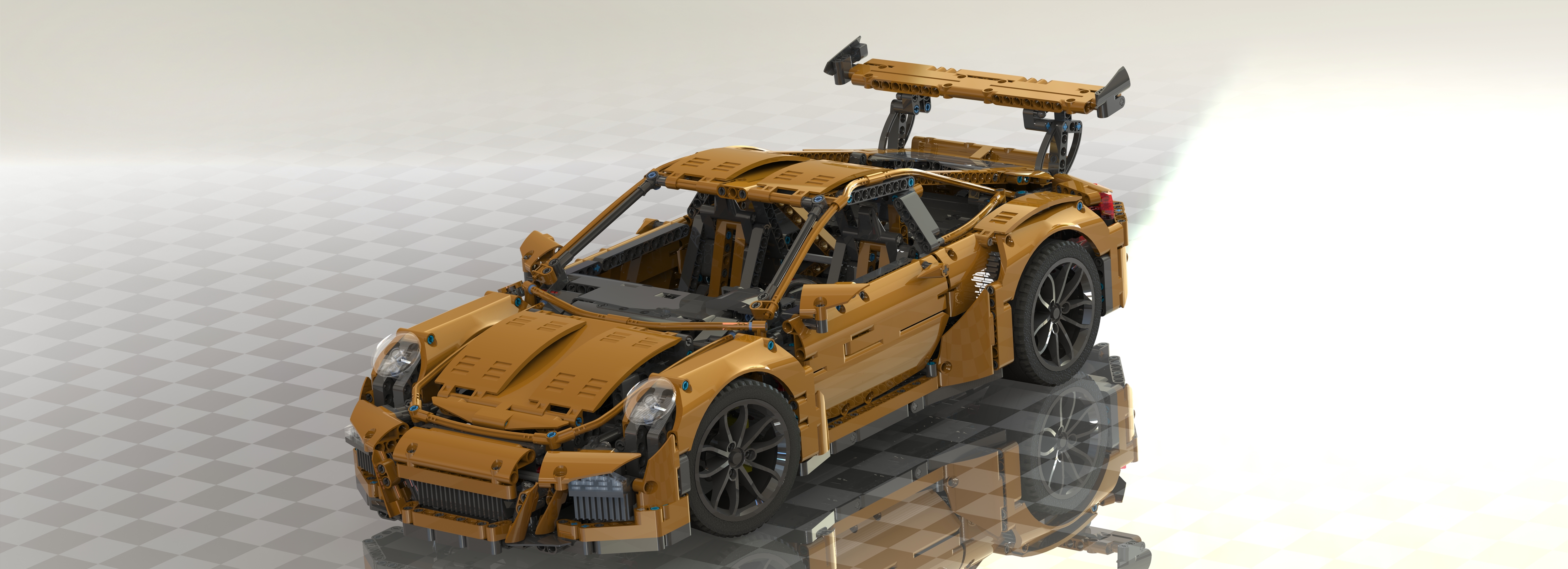 42056保时捷911立体拼装